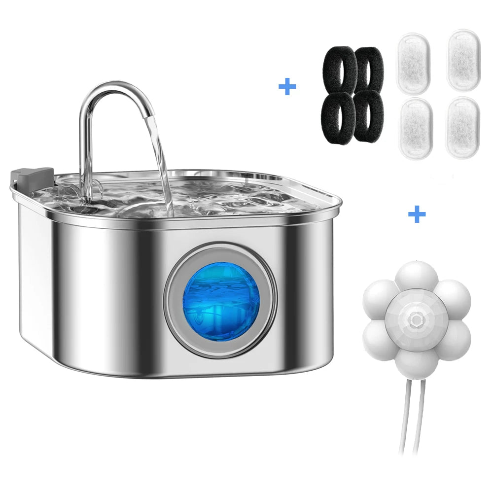 Stainless Steel Pet Water Fountain