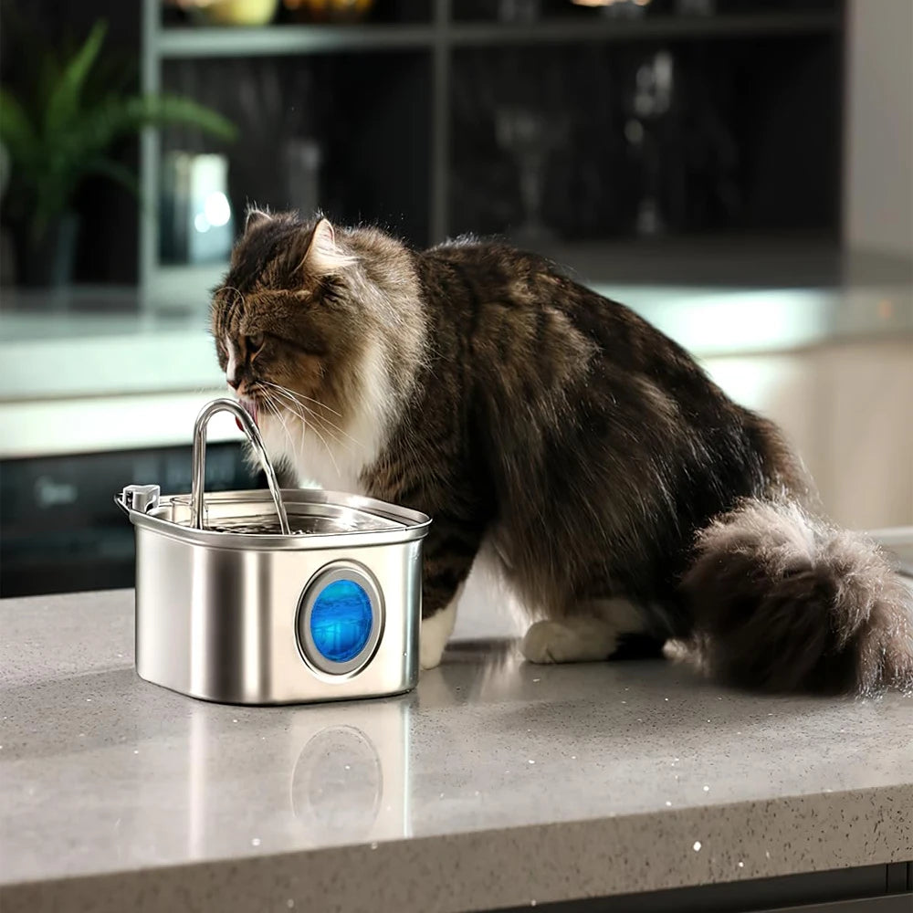 Stainless Steel Pet Water Fountain