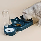 Pet Bowls With Water Feeder, 3 In 1