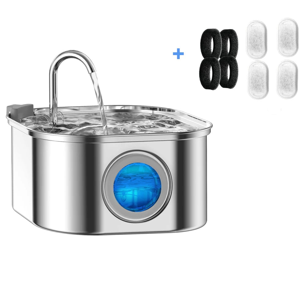 Stainless Steel Pet Water Fountain